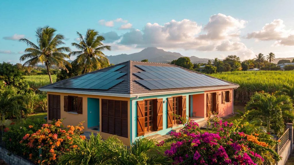 Rentabilité des panneaux solaires en Martinique sur une maison créole